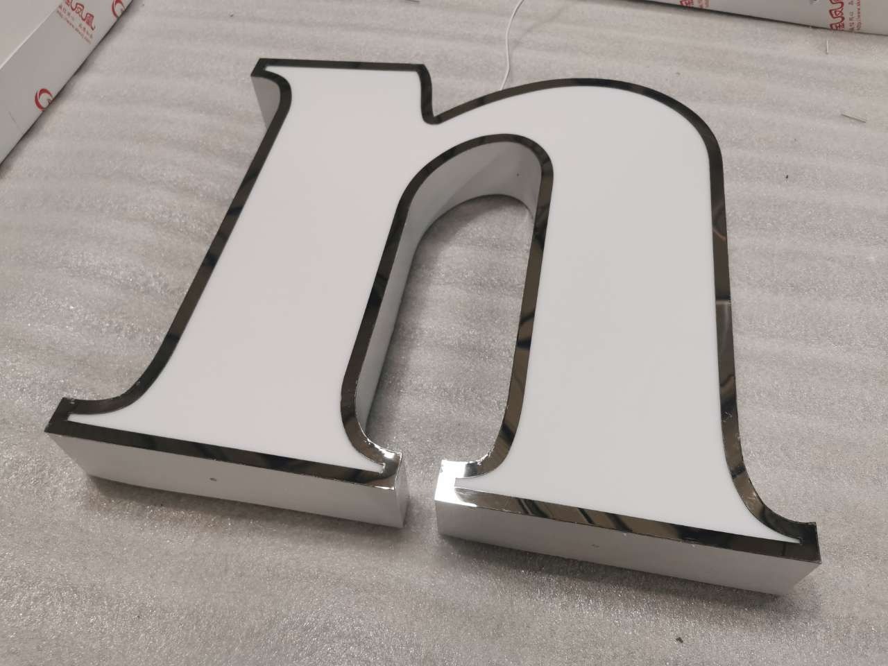 Flat Channel Stainless Steel Letters in Amaravati by SSBSPLL