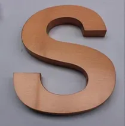 Custom copper letter logo with antique finish – big signage board manufacturer in India