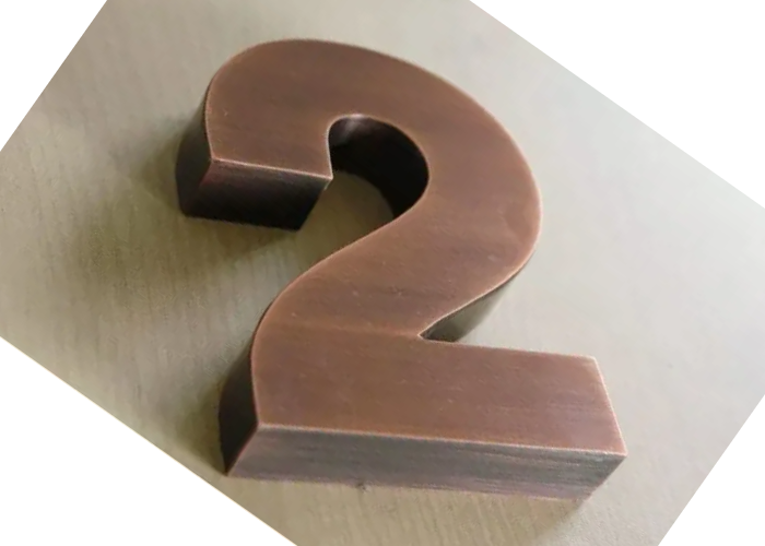 Custom copper signage letters for branding – big signage board manufacturing in India
